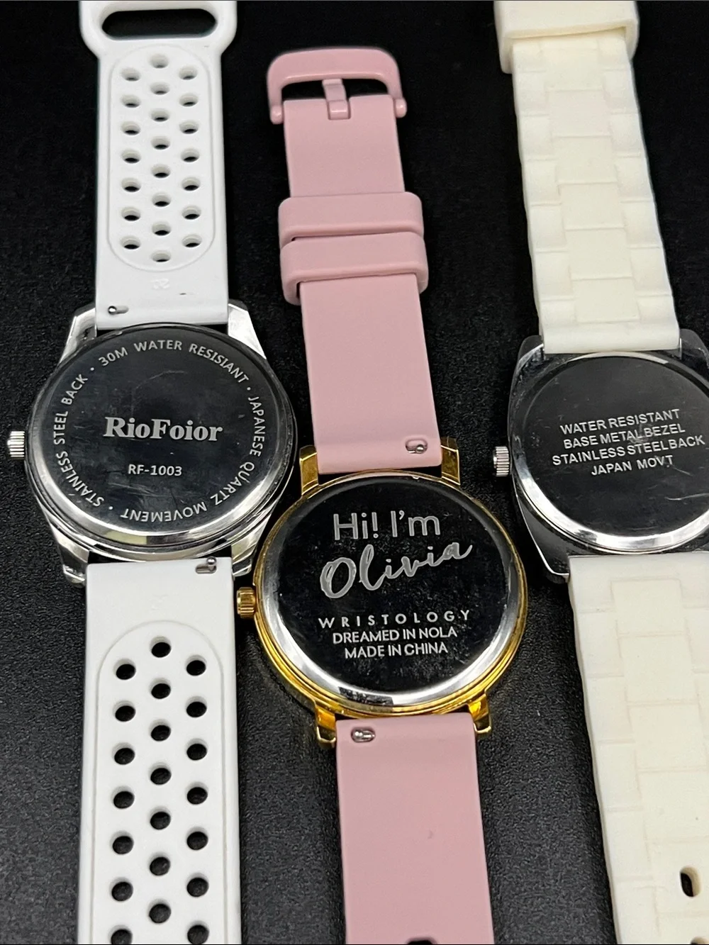 Lot of 3 Nurse’s Watches with New Batteries i.e. Prestige Medical, Wristology